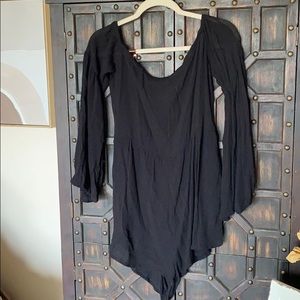 Out From Under Black Romper